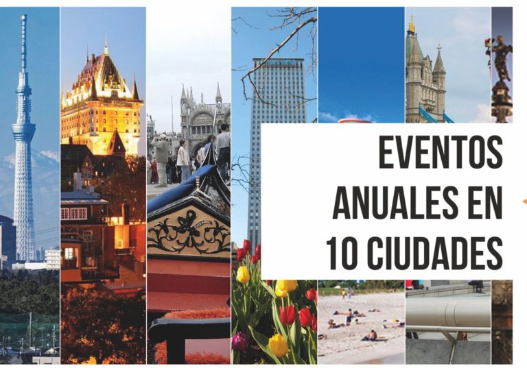 eventos anuales en 10 ciudades