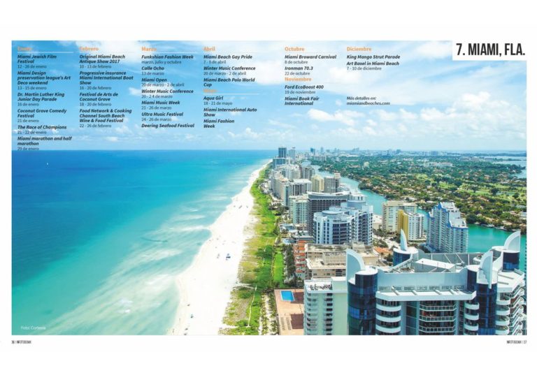 7. Calendario de eventos en Miami, Florida Viajes Info To Go
